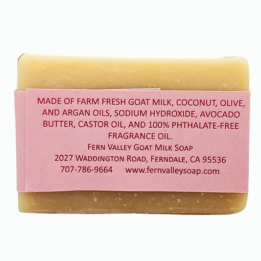 Handmade Goat Milk Shampoo Bar | Argan Oil & Avocado Butter | Flirty Floral Scent