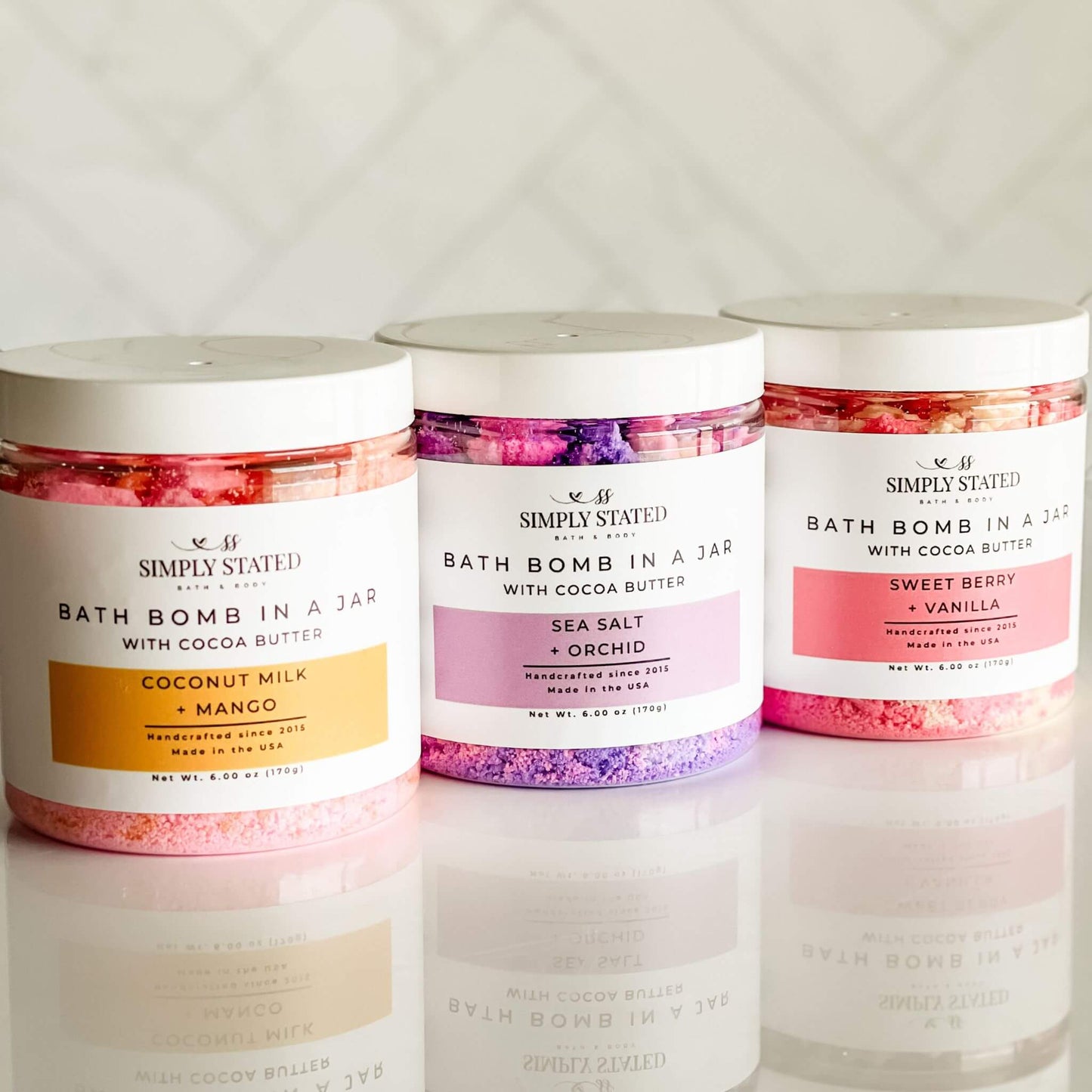 Signature Bath Bomb in a Jar – Bath Fizzy Soak