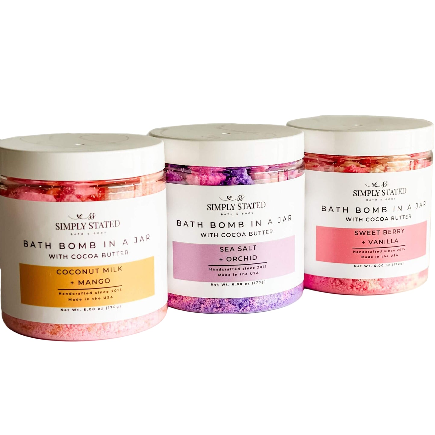 Signature Bath Bomb in a Jar โ Bath Fizzy Soak