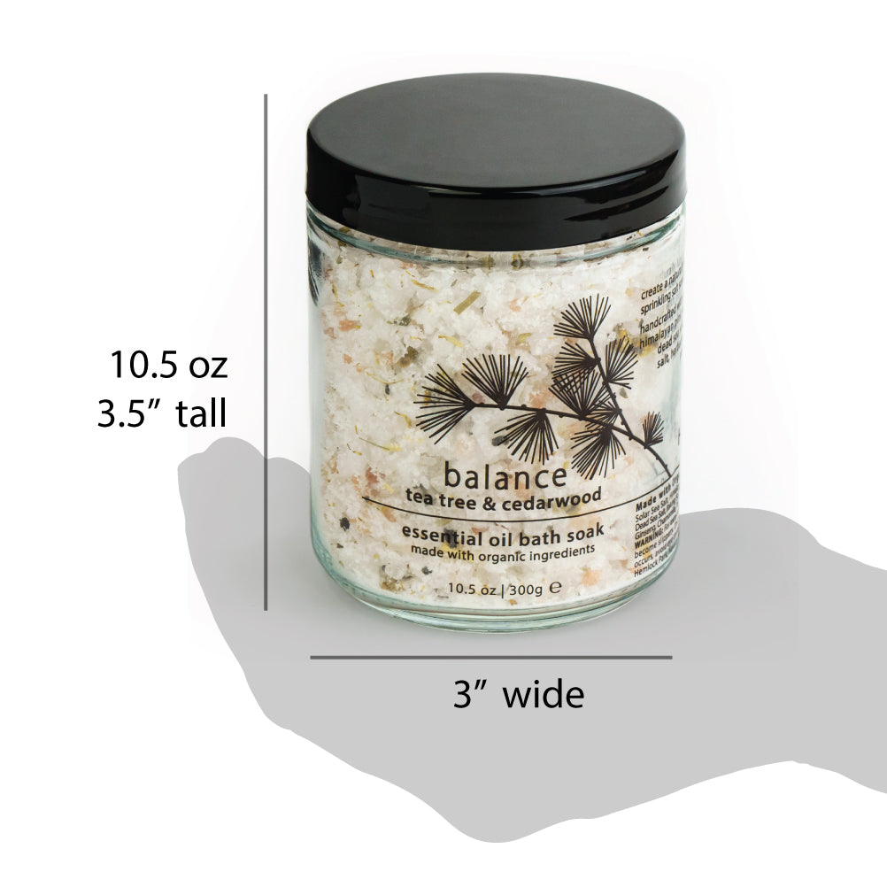 Balance Tea Tree & Cedarwood Essential Oil Bath Soak