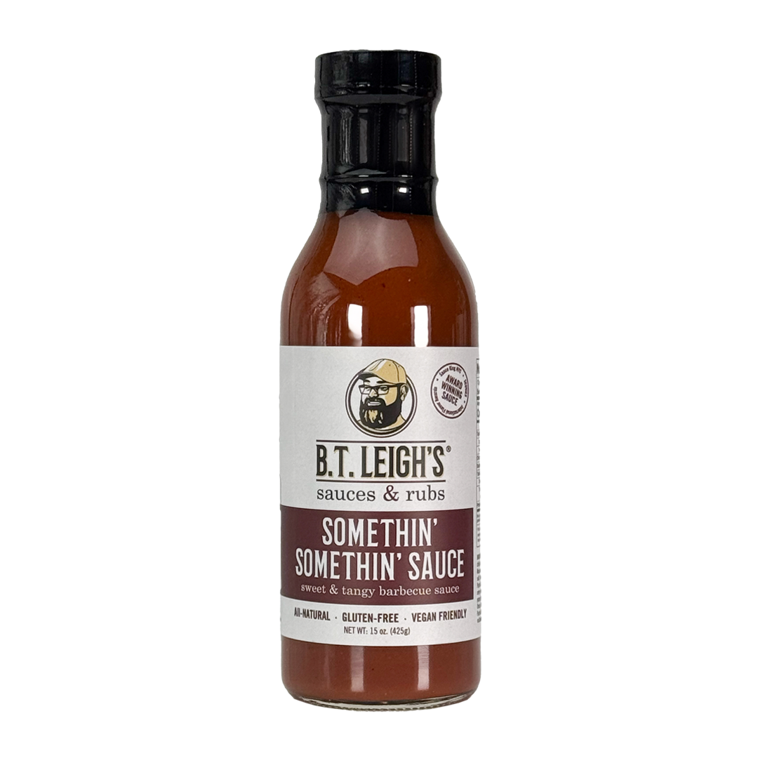 Somethin' Somethin' Sauce - Sweet & Tangy Barbecue Sauce - 15 oz Bottle