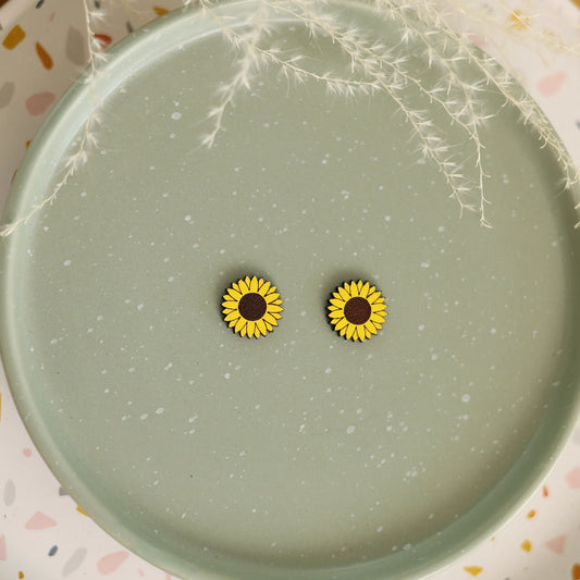 Sunflower Stud Earrings
