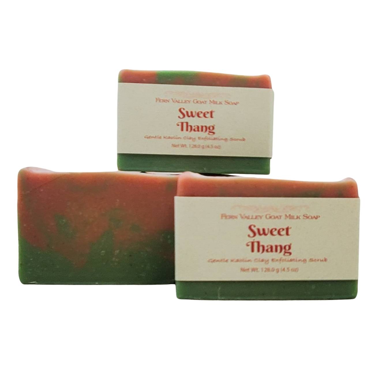 Natural Goat Milk Soap | Exfoliating Kaolin Clay Scrub | Sweet Thang