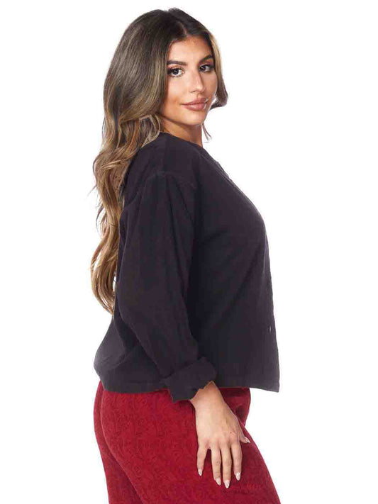 Tianello Plus Sized TENCEL™ Crop "Neesha" Jacket