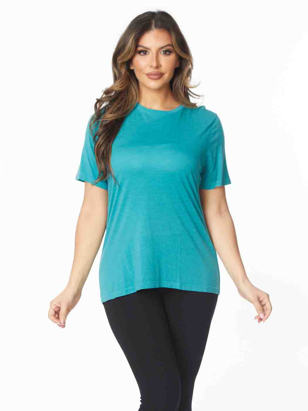 Tianello TENCEL™ Knit S.S. Sleeve Tee Shirt -Veracruz