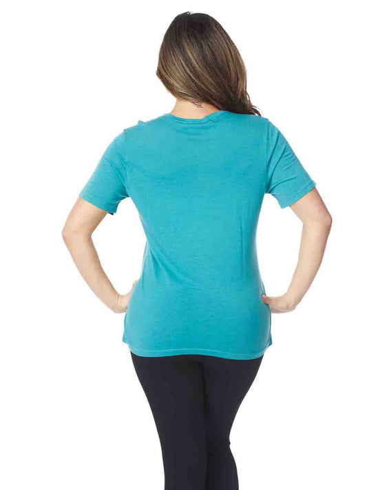 Tianello TENCEL™ Knit S.S. Sleeve Tee Shirt -Veracruz