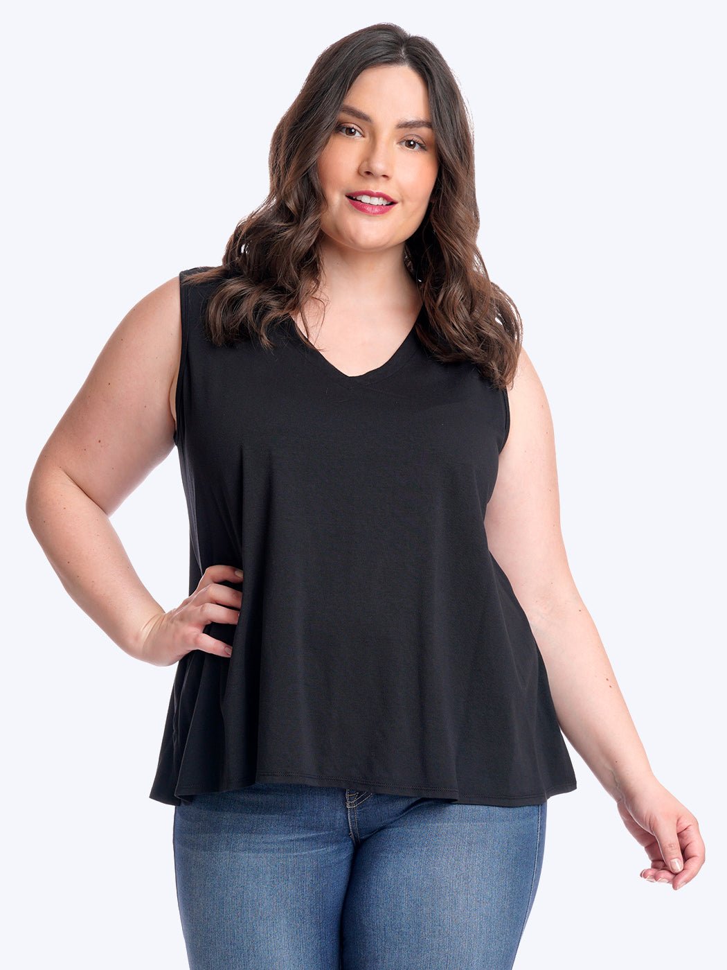 Tianello Plus TENCEL™ Whisper Knit Erika Tank