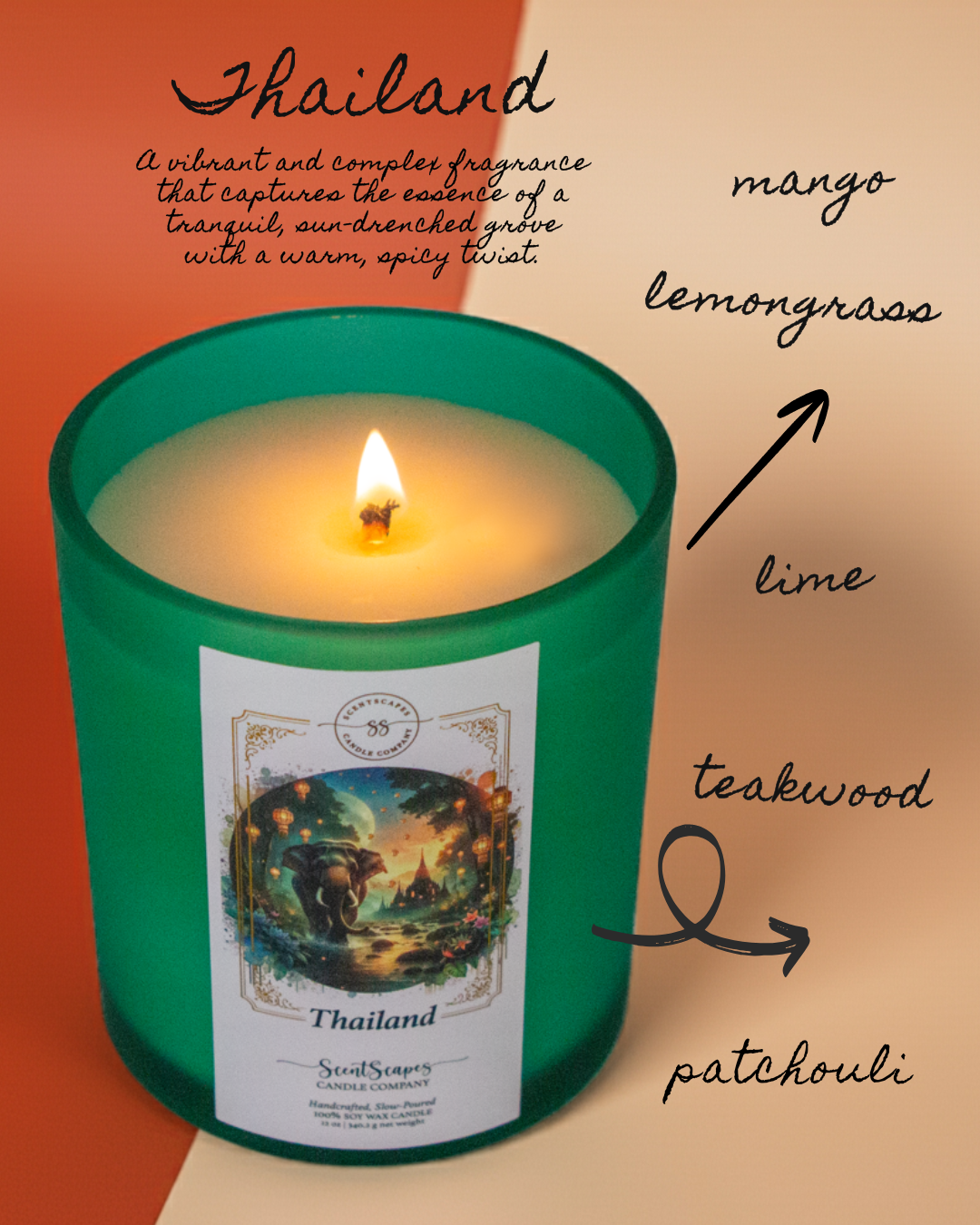 Thailand | Scented Soy Wax Candle