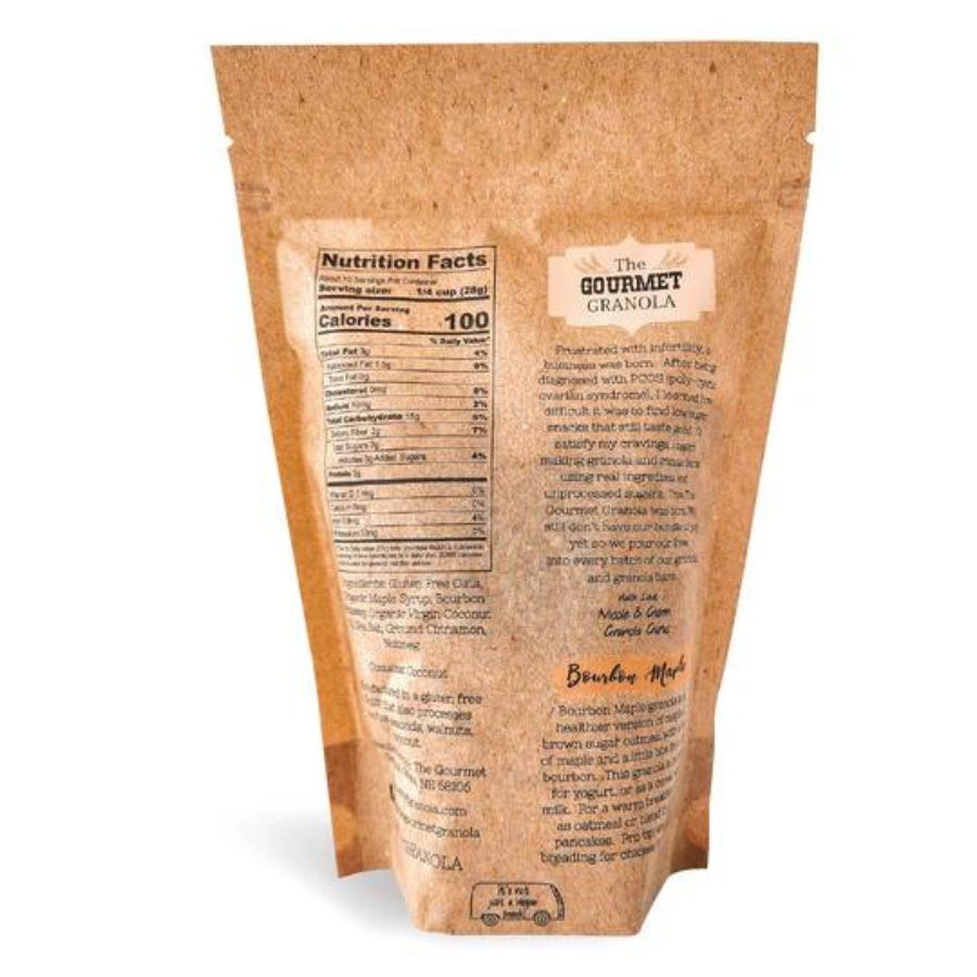 Bourbon Maple Granola | 12 oz | Gluten, Dairy, & Soy Free | The Gourmet Granola