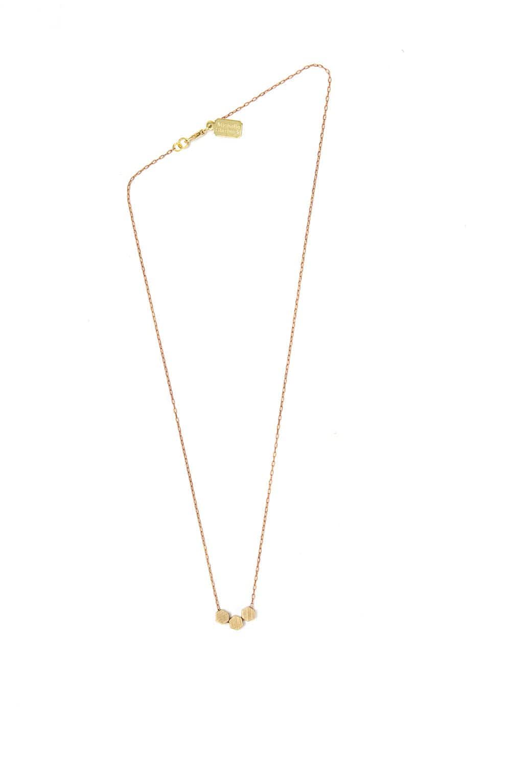 Tiny Hexagons Necklace