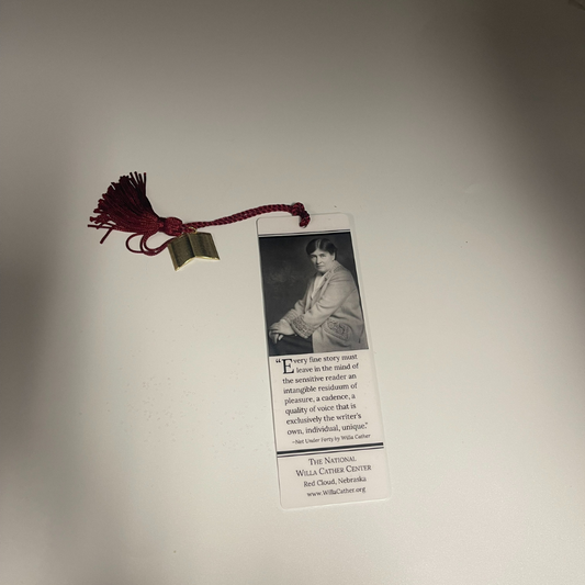 Willa Cather Book Mark | "Unique Voice of a Writer" | 6.5"X2.5" | The Willa Cather Foundation