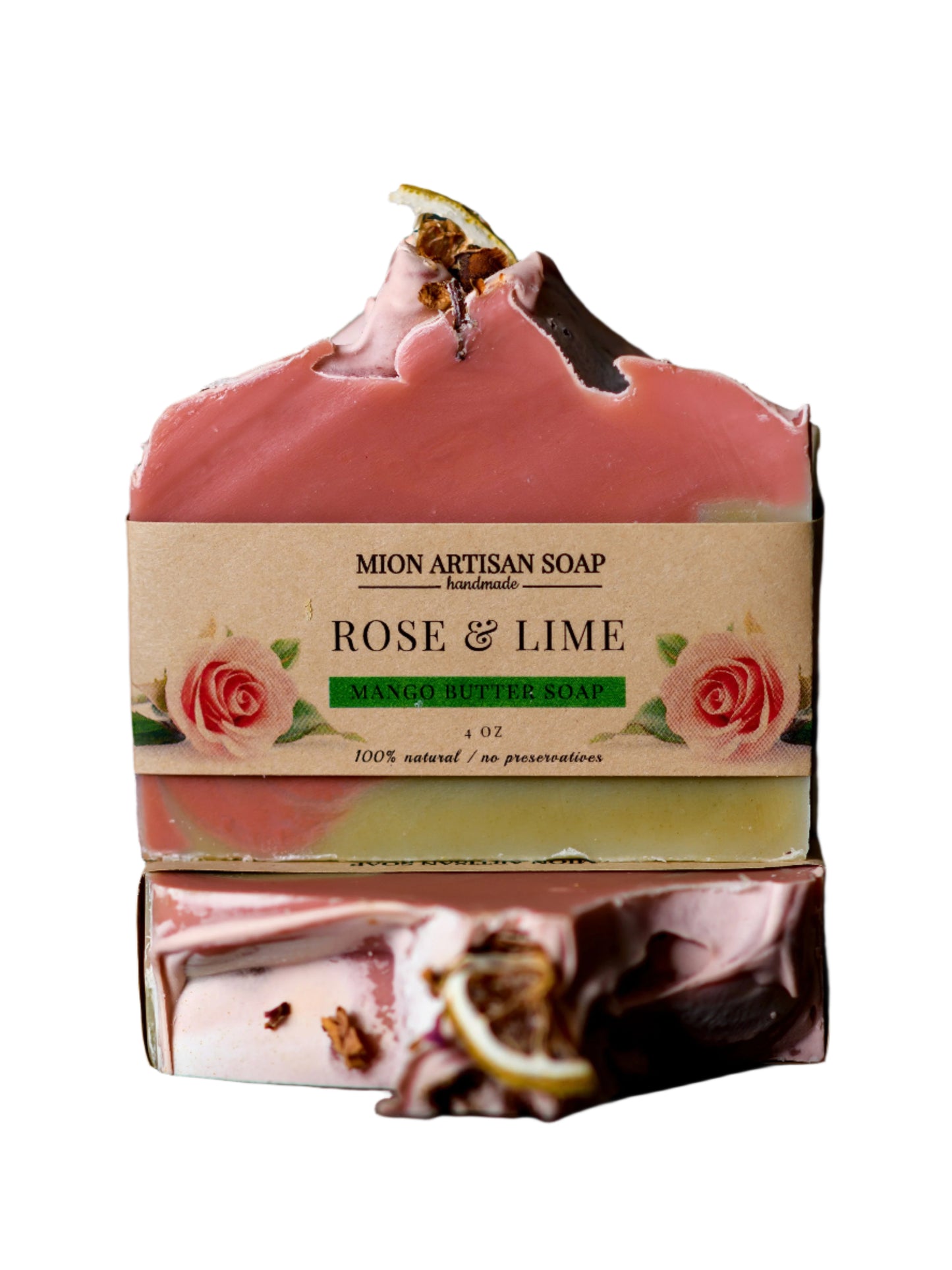 Rose & Lime | Mango Butter Soap