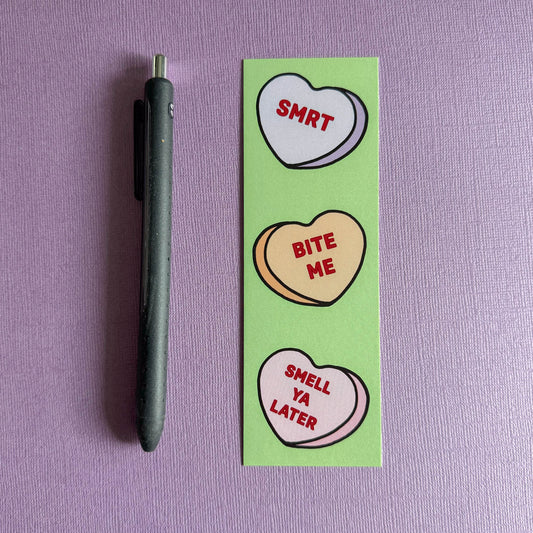 Snarky Hearts Bookmark