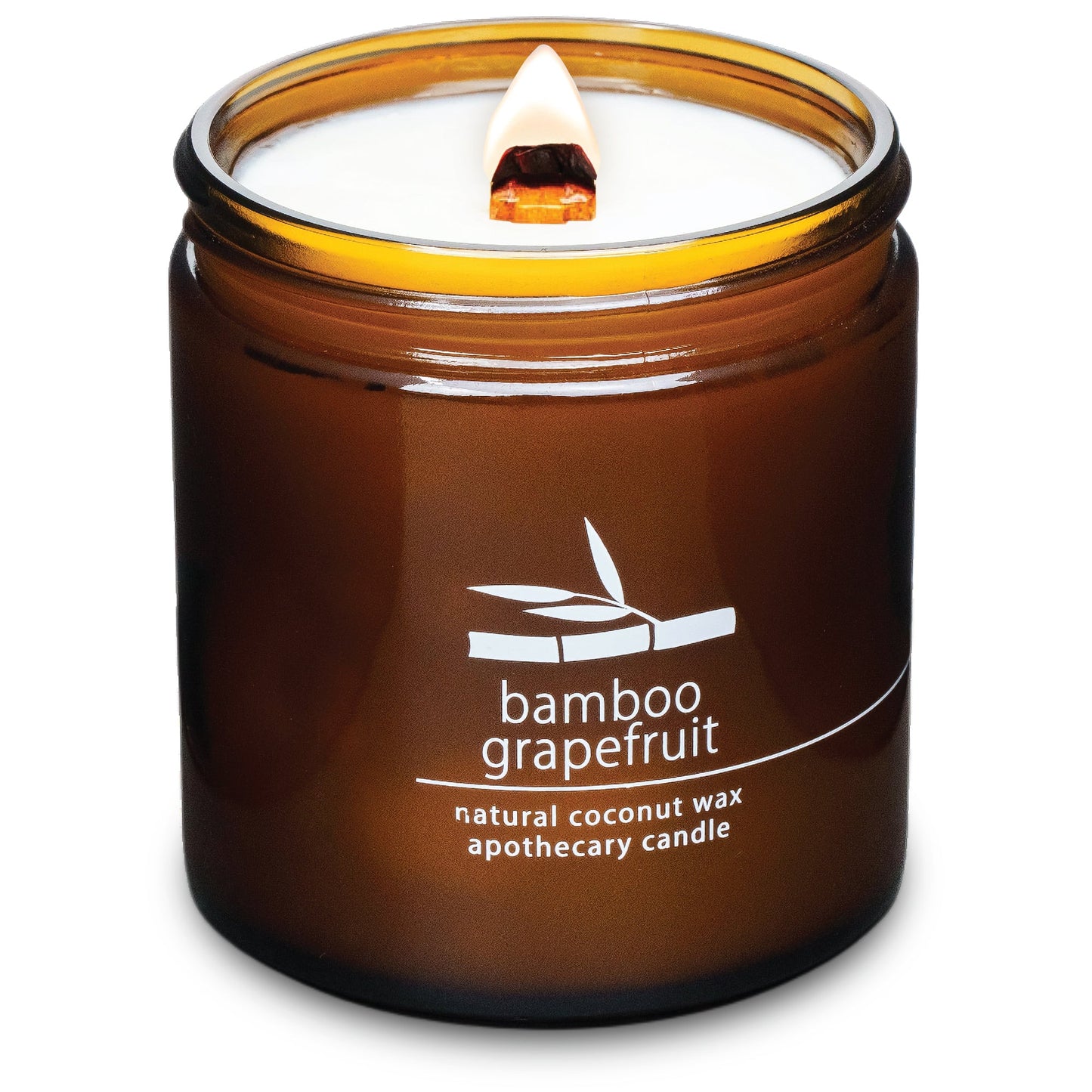 Bamboo Grapefruit | Wood Wick Candle with Natural Coconut Wax