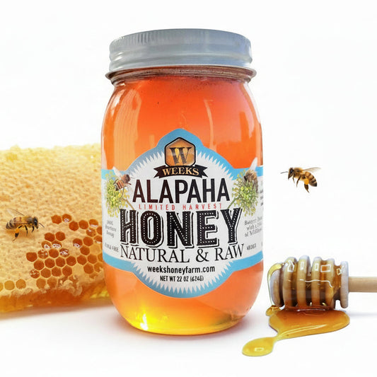 Premium Raw Alapaha Honey – Unfiltered Wildflower Blend from South Georgia