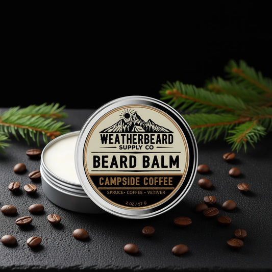 Campside Coffee Beard Balm - Spruce, Coffee, Vetiver