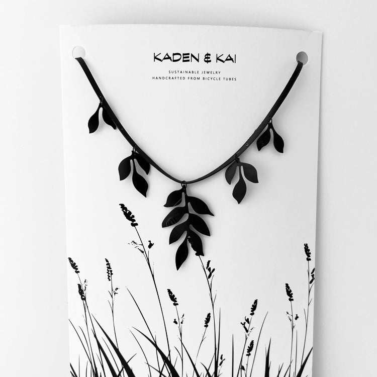 Cascading Vine Charm Necklace