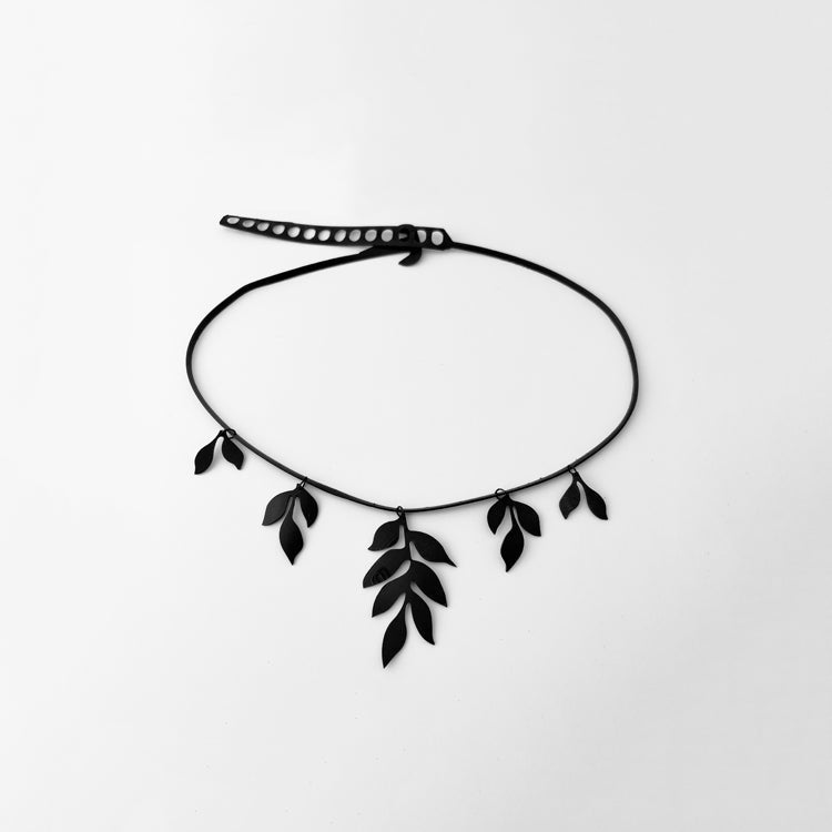 Cascading Vine Charm Necklace