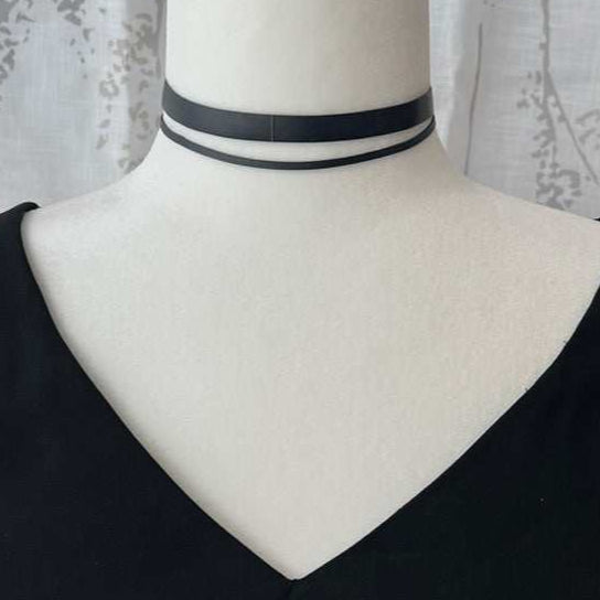 Ribbon+Stripe Choker