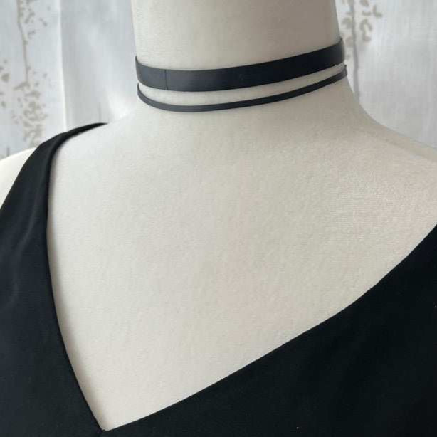 Ribbon+Stripe Choker