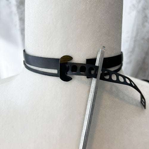 Snake Charm Ribbon Choker