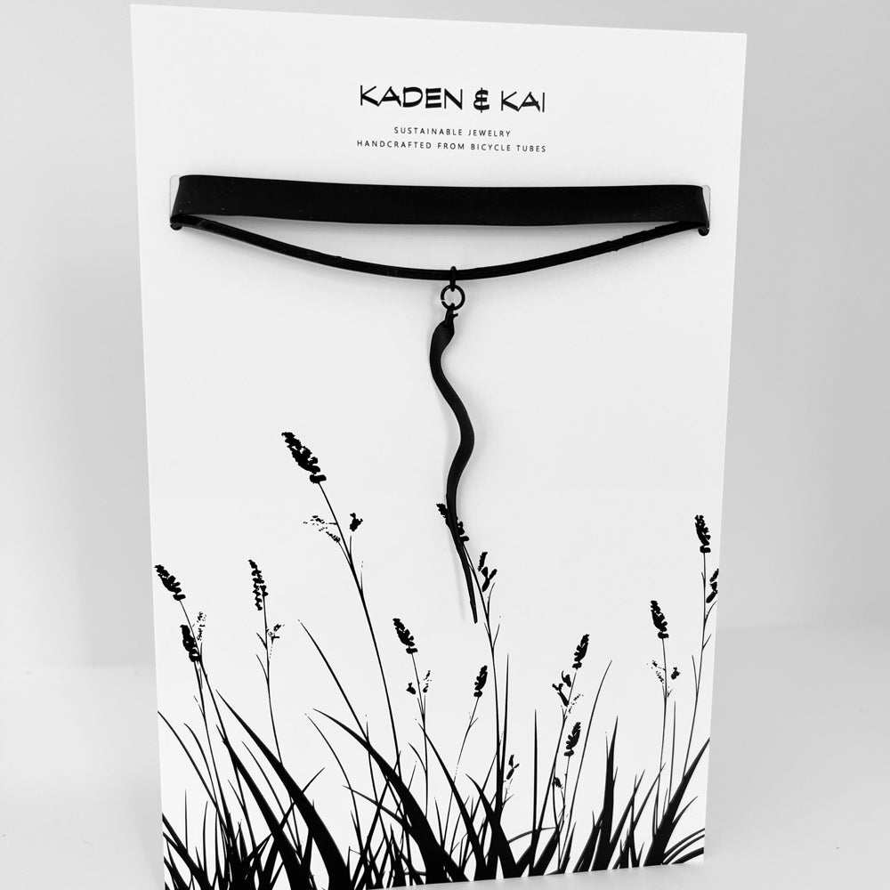 Snake Charm Ribbon Choker