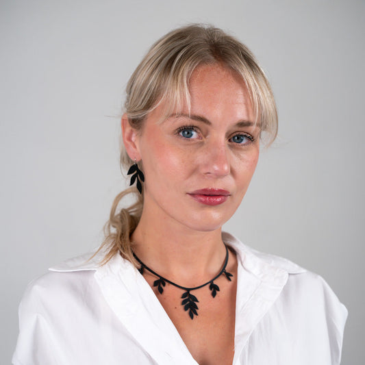 Cascading Vine Charm Necklace