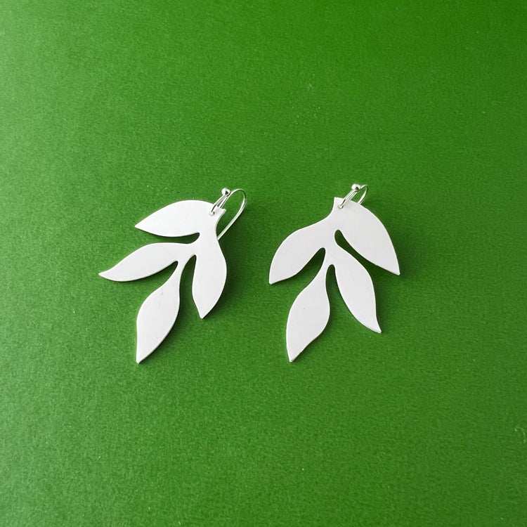 Wisteria Cascading Leaf Earrings