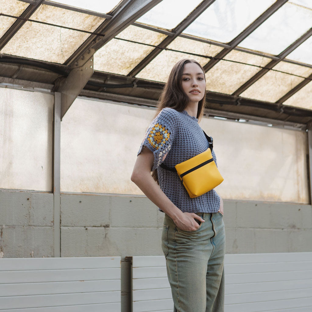 Yellow Belt Bag Fanny Pack