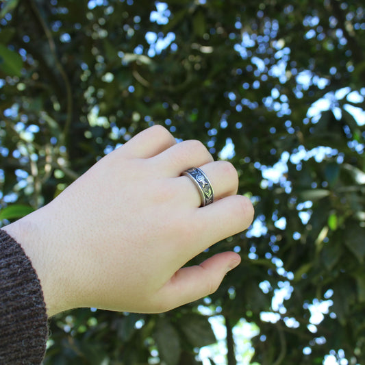 Italian Rose Spoon Ring