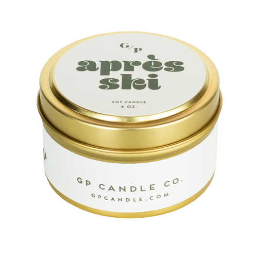 Après Ski 4 oz. Just Because Candle Tin