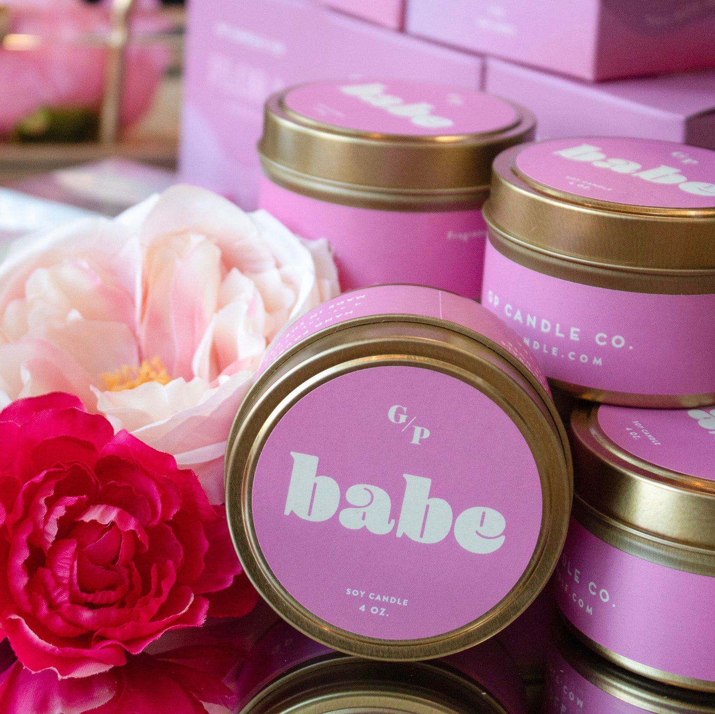 Babe 4 oz. Just Because Candle Tin