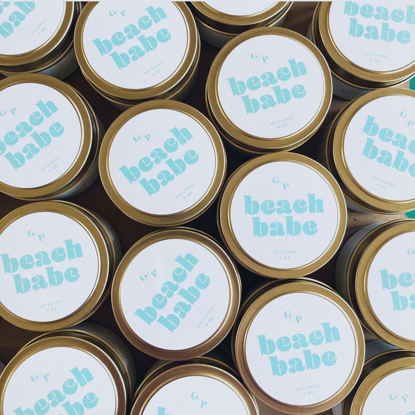 Beach Babe 4 oz. Just Because Candle Tin
