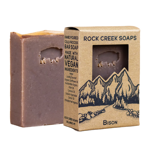 BISON SOAP | Black amber & lavender
