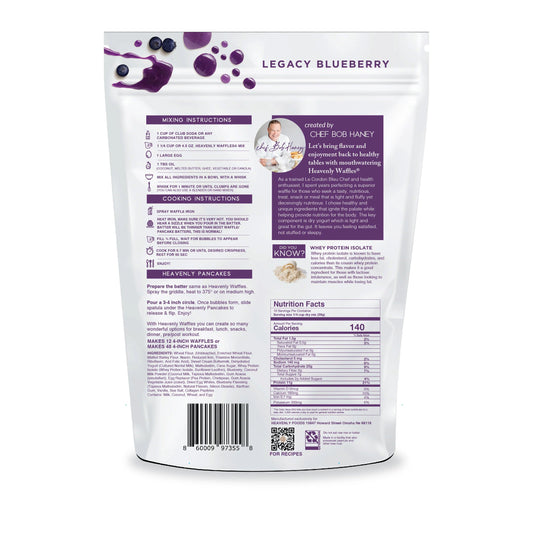 Blueberry Waffle Mix | 13.5 oz | Heavenly Waffles