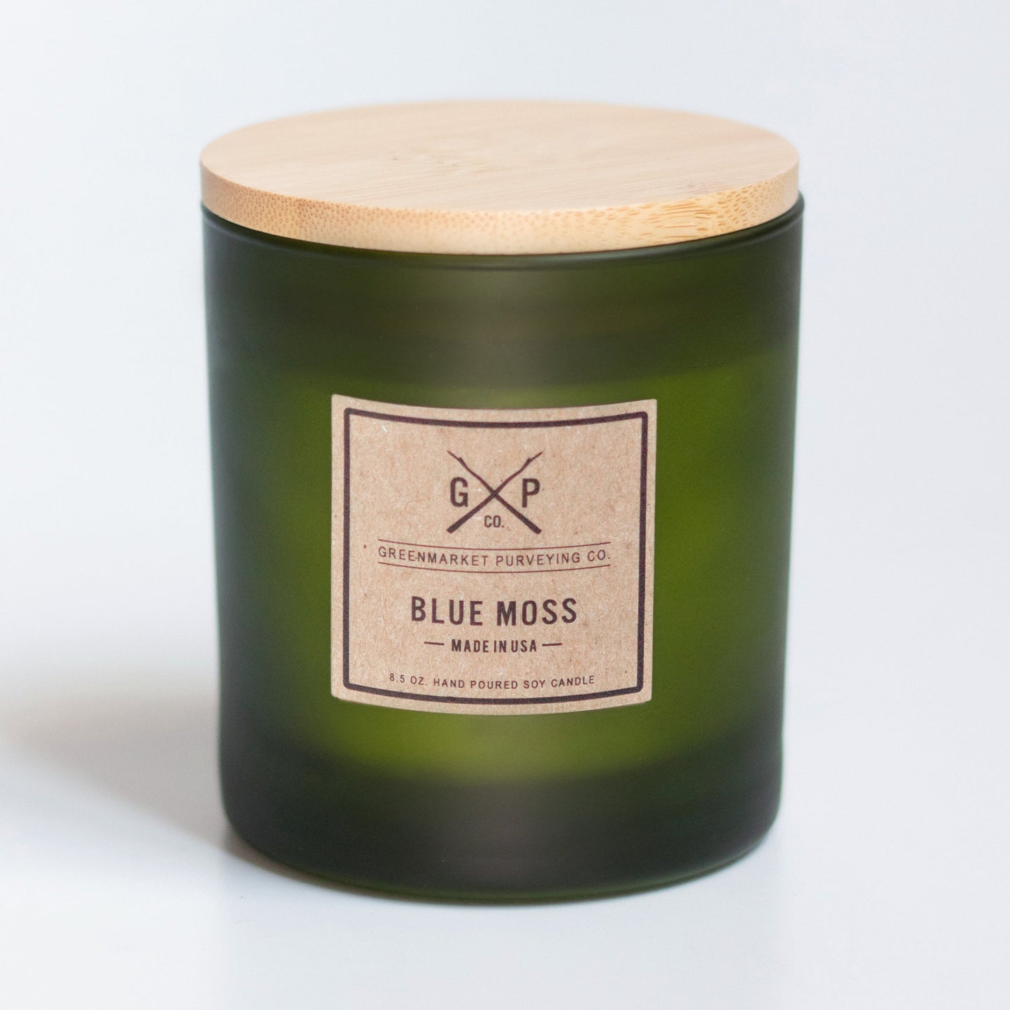 Blue Moss 8.5 oz. Balsam + Feather Candle