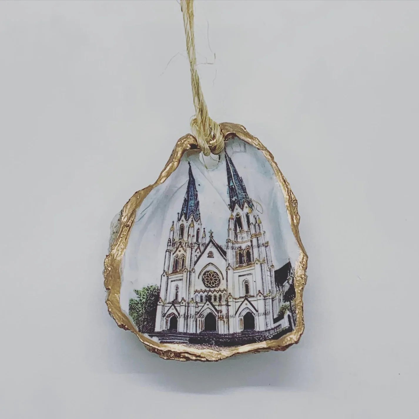 Ornaments made from Oyster Shells