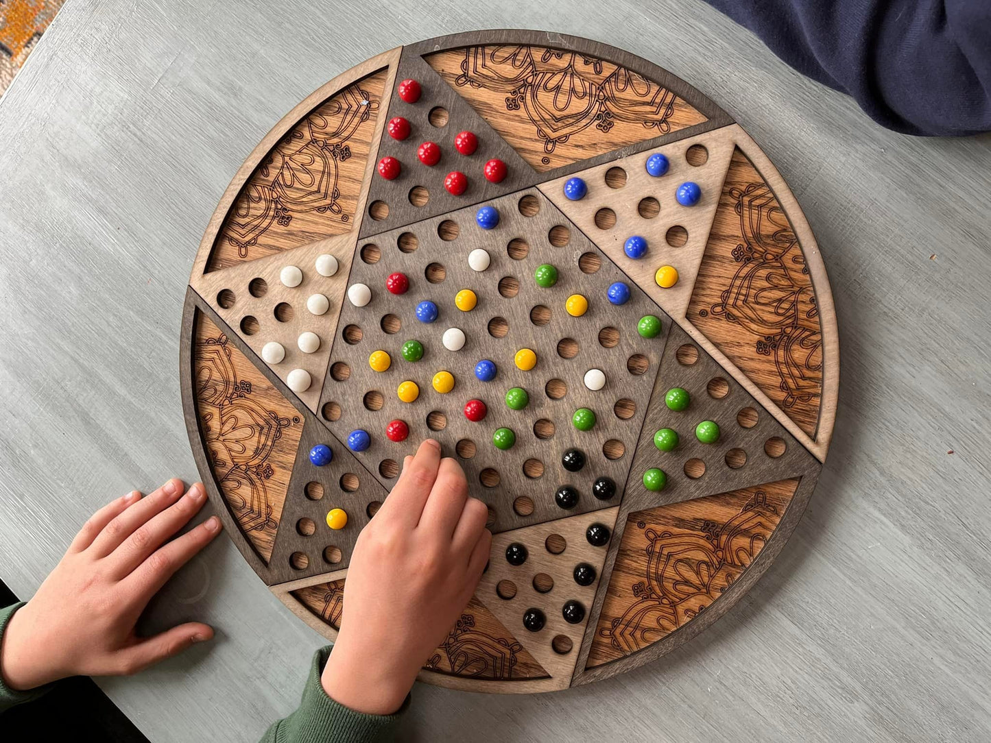 Chinese Checkers Board with Marbles | Fun Gifts | Board Games