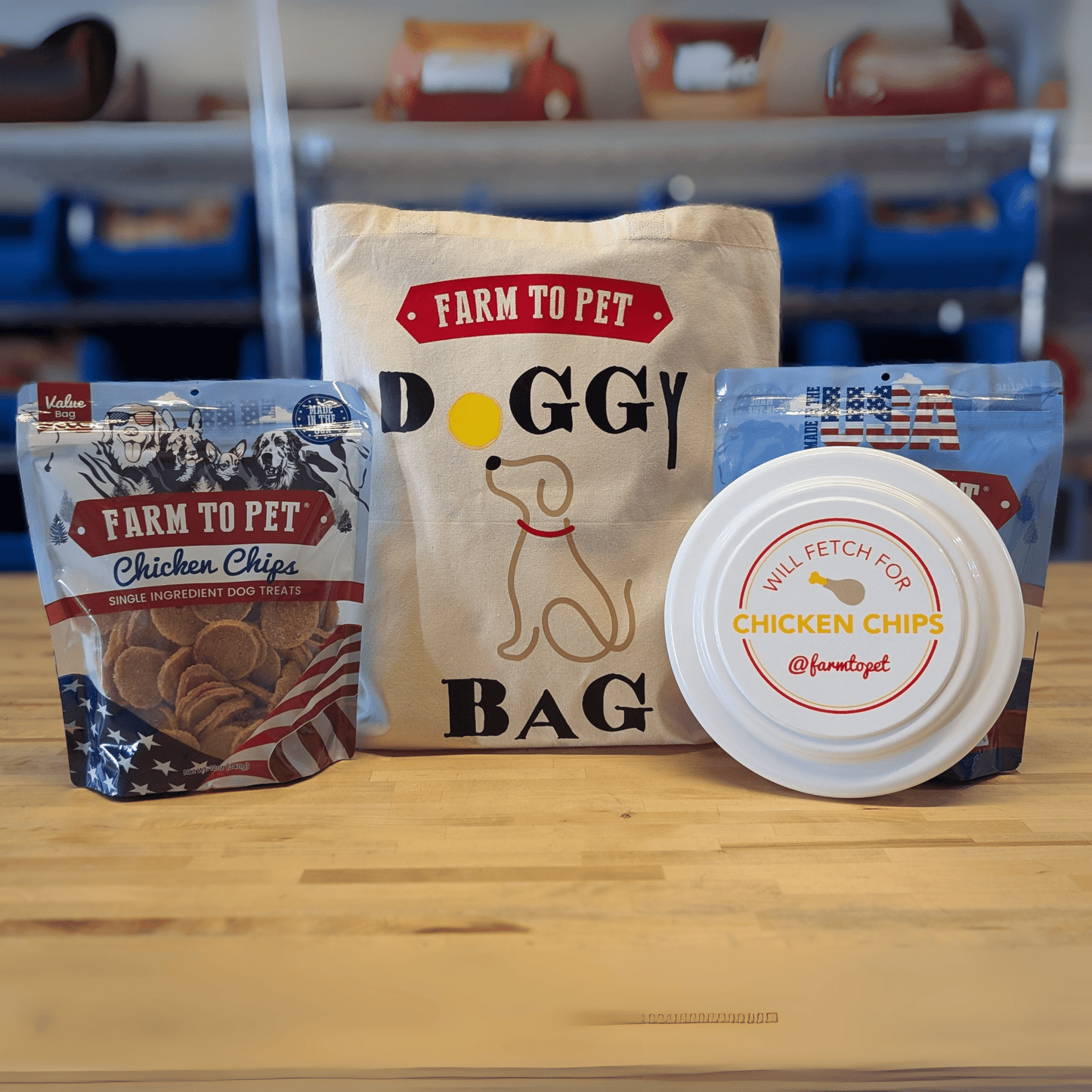 Americana Chicken Chips for Dogs | Celebrate with USA-made Dog Treats