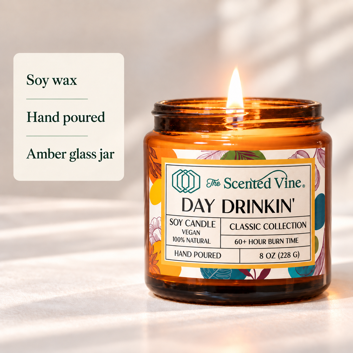Day Drinkin' Soy Candle