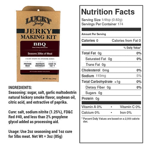 BBQ Jerky Making Kit | 12 oz | Nebraska Star Beef