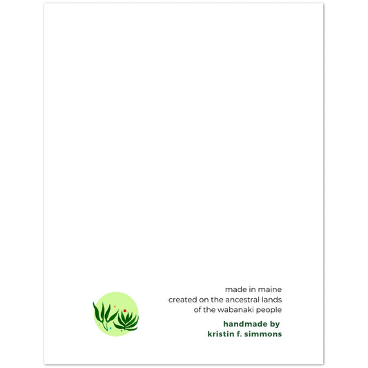 Luxury Notecards ~ Wild Maine Blueberries - Pack of 4