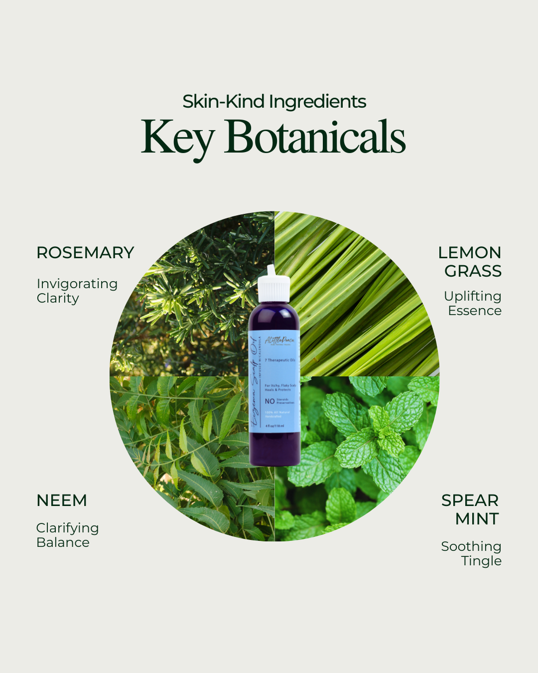 Eczema Scalp Oil | Calendula & Spearmint