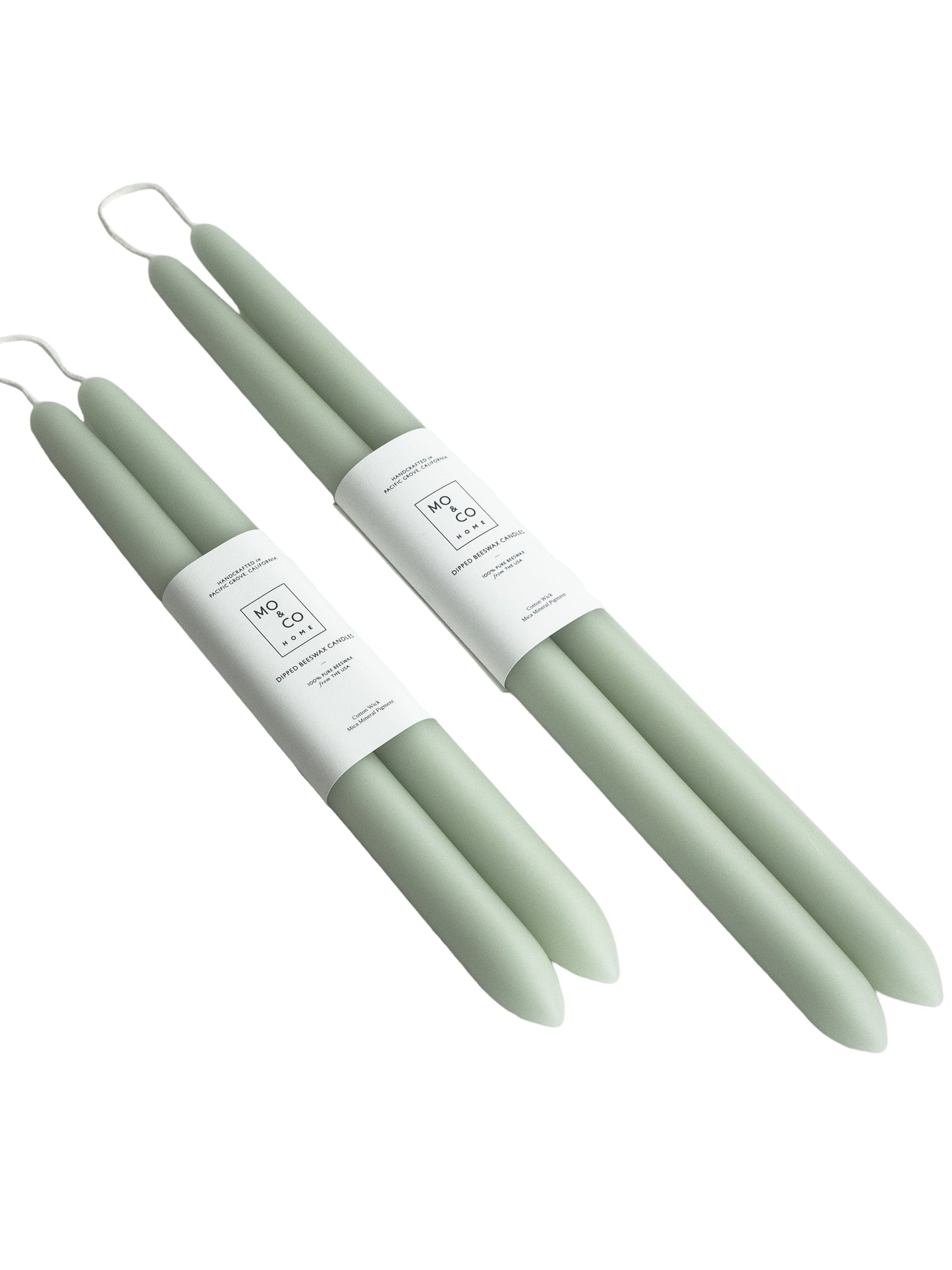 Eucalyptus | Dipped Beeswax Taper Candles