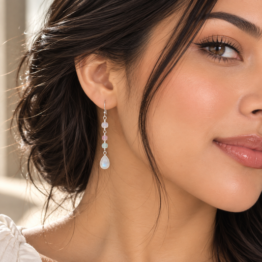 Majestic Moonlight Earrings – Sterling Silver