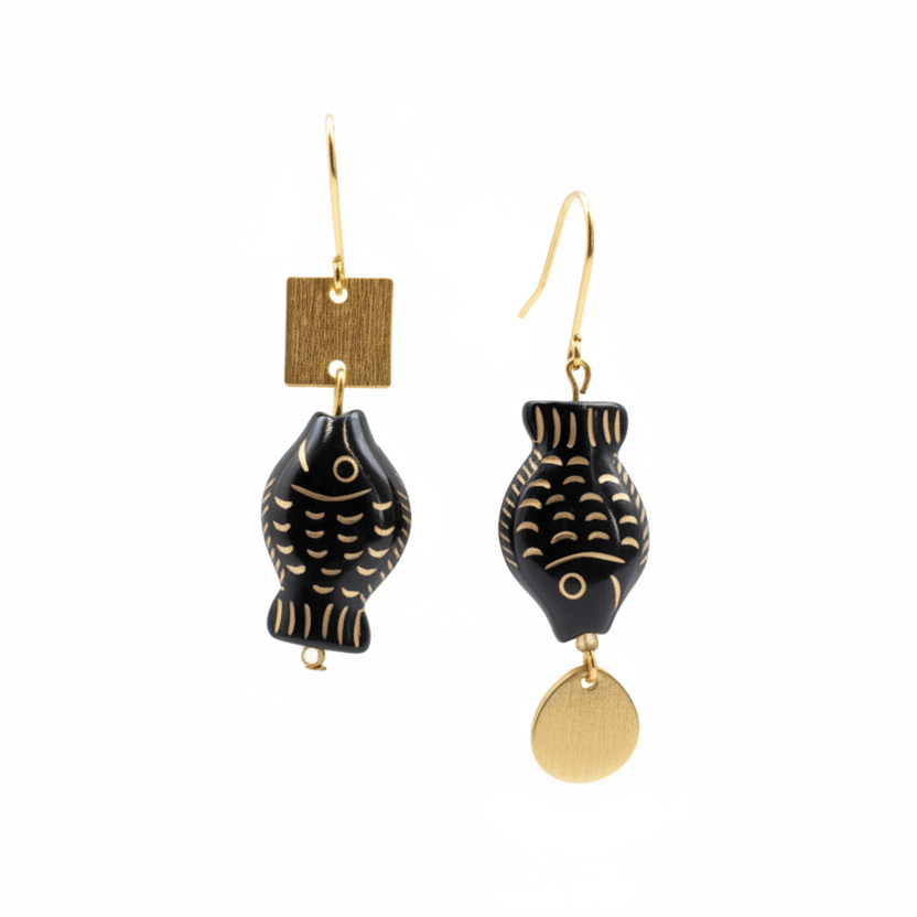 Fish Asymmetrical Dangles