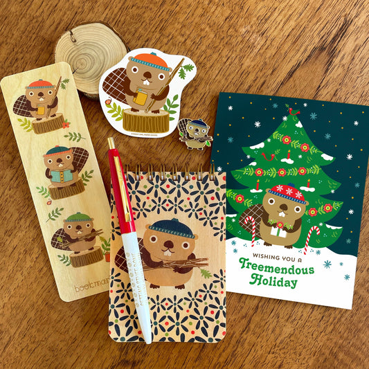 Beaver Reader Vinyl Sticker