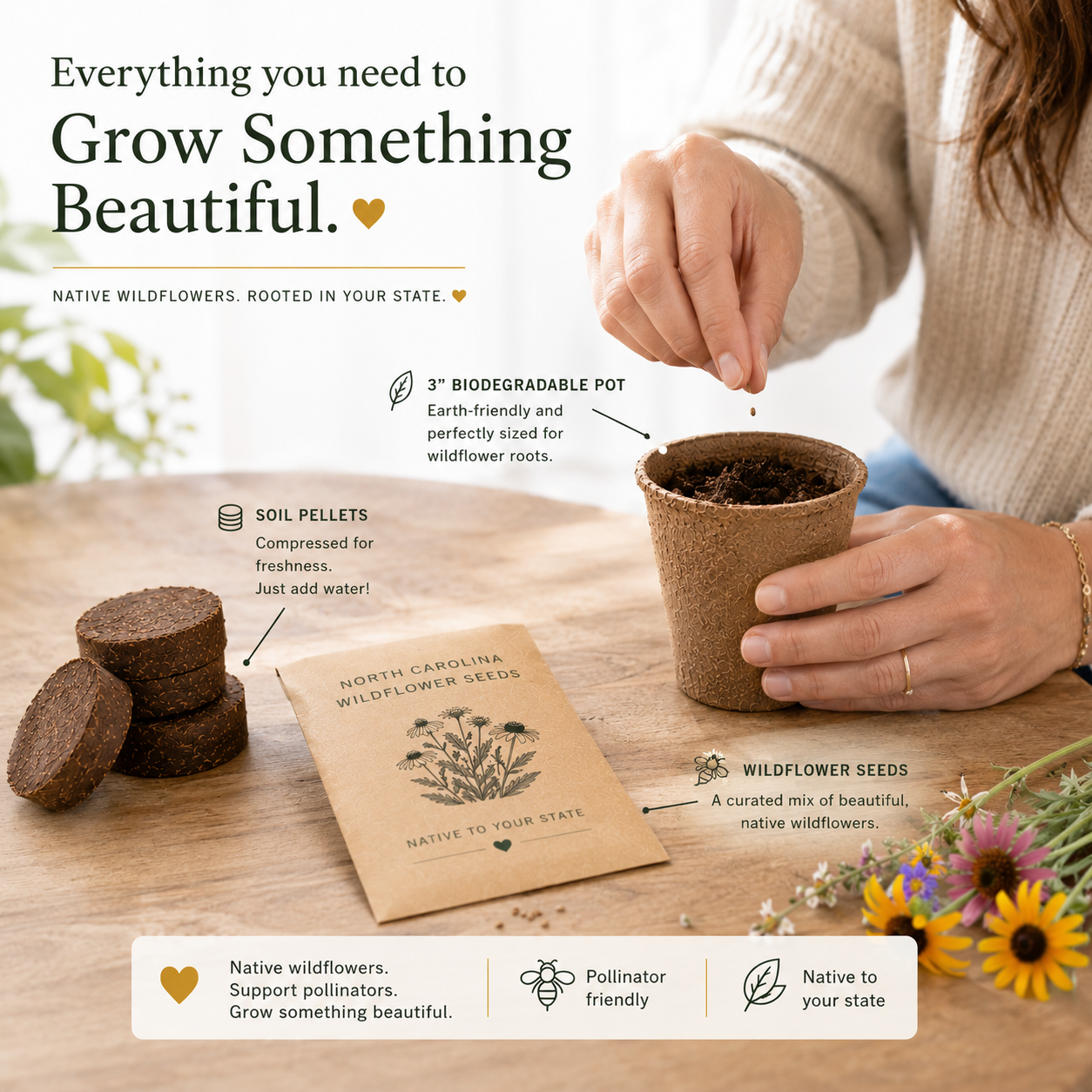 Forget Me Not Memorial Grow Kit