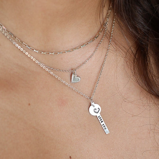 "I love you" Quote Necklace