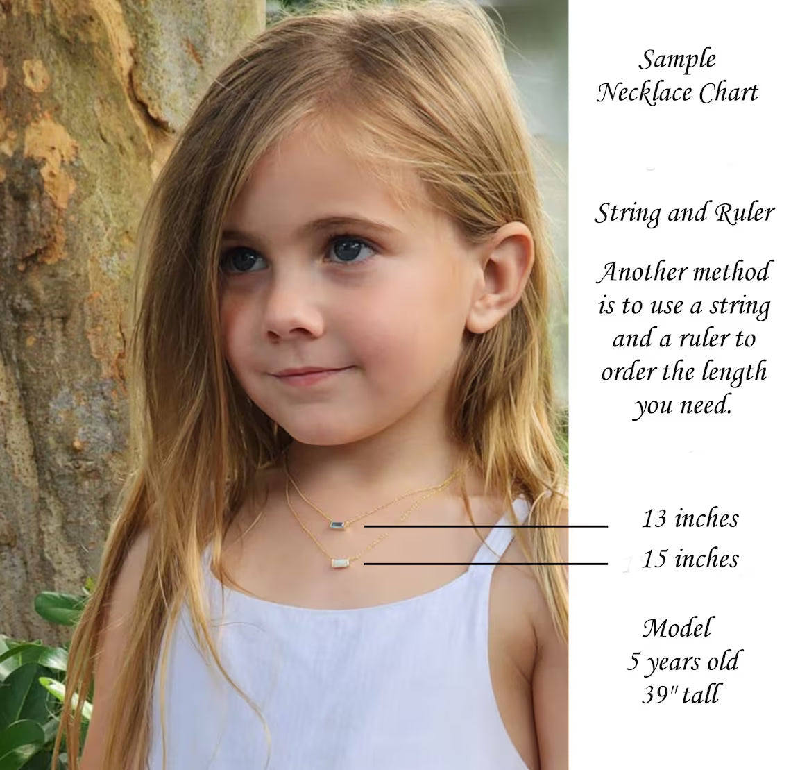 Personalized Initial Pearl Necklace for Girls – Sterling Silver or 14k Gold Filled